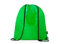 Bolsa mochila de cuerdas RPET Falyan 210T asas 70 cm de poliéster RPET, vista lateral