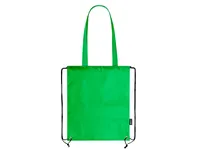 Bolsa mochila de cuerdas RPET Falyan 210T asas 70 cm de poliéster RPET, detalle 1