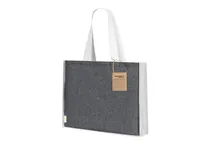 Bolsa de algodón reciclado Talara 140 g con yute de algodón reciclado 140 g/ m2/ yute, detalle 1