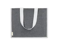 Bolsa de algodón reciclado Talara 140 g con yute de algodón reciclado 140 g/ m2/ yute, detalle 3