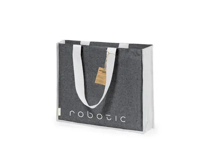 Bolsa de algodón reciclado Talara 140 g con yute personalizable