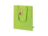Bolsa de algodón Inova Fairtrade 180 g resiste 6 kg de algodón fairtrade 180 g/ m2, vista lateral
