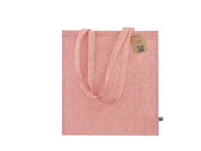 Bolsa de algodón Lazar Fairtrade 120 g asas 70 cm personalizable