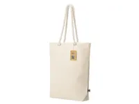 Bolsa de algodón Hexa Fairtrade 280 g con fuelle de algodón fairtrade 280 g/ m2, detalle 1