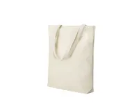 Bolsa de canvas Sakura 270 g con fuelle y asas 70 cm de canvas 270 g/ m2, vista frontal