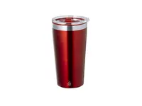 Vaso térmico de acero reciclado Dione 600 ml interior PP de acero inox reciclado/ interior PP, vista lateral