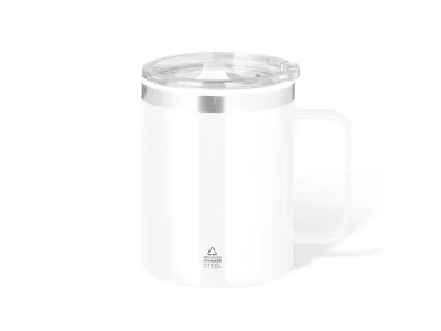 Taza térmica reciclada Suprax 400 ml de sobremesa personalizable