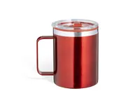 Taza térmica reciclada Suprax 400 ml de sobremesa de acero inox reciclado/ interior PP, vista lateral