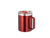 Taza térmica reciclada Suprax 400 ml de sobremesa de acero inox reciclado/ interior PP, vista frontal