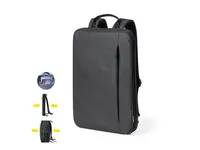 Mochila extensible de RPET Weiter portátil 15 pulgadas de poliéster 300D RPET, vista frontal