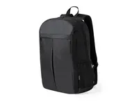 Mochila de RPET Amurax 600D espalda transpirable 15 pulgadas de poliéster 600D RPET, vista lateral