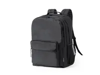 Mochila de RPET Bogart 600D 4 bolsillos portátil 15 pulgadas de poliéster 600D RPET, vista frontal