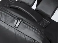 Mochila de polipiel Nexera banda reflectante 15 pulgadas de PU, detalle 2