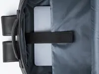 Mochila de polipiel Nexera banda reflectante 15 pulgadas de PU, detalle 3