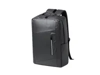 Mochila de polipiel Nexera banda reflectante 15 pulgadas de PU, vista frontal