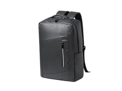 Mochila de polipiel Nexera banda reflectante 15 pulgadas personalizable