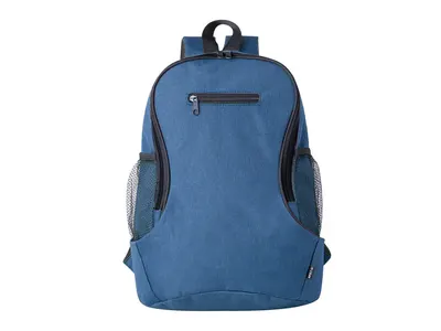 Mochila de RPET Sergli 300D bolsillos de rejilla personalizable