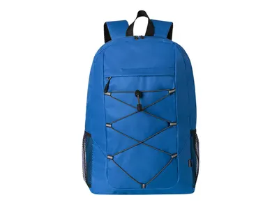 Mochila de RPET Manet 600D cuerda elástica frontal personalizable