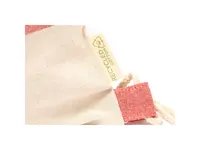 Mochila de cuerdas algodón reciclado Vexira 120 g 6 kg de algodón reciclado 120 g/ m2, detalle 1