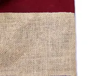 Bolsa de algodón Suelva 120 g y yute con asas planas de algodón 120 g/ m2/ yute, detalle 1