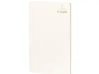 Libreta cosida de cartón Agnila de leche, 60 hojas de cartones de leche reciclados, vista frontal