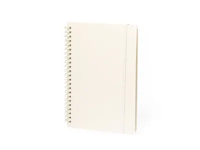 Libreta A5 anillas dobles cartón de leche personalizable