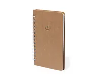 Libreta anillas de cartón Astrida con semillas silvestres de cartón, vista lateral