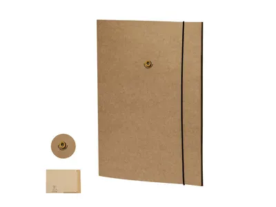 Carpeta de cartón reciclado Hakala con semillas personalizable