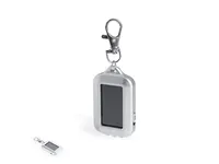 Llavero linterna solar Eluxo con 3 LED, vista frontal