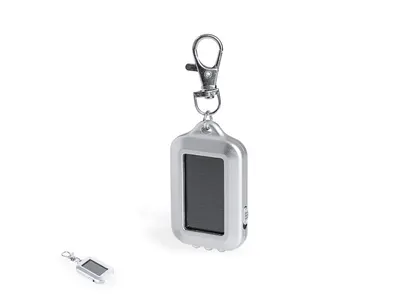 Llavero linterna solar Eluxo con 3 LED personalizable