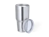 Vaso térmico de acero reciclado Atinger 800 ml de acero inox reciclado, vista lateral