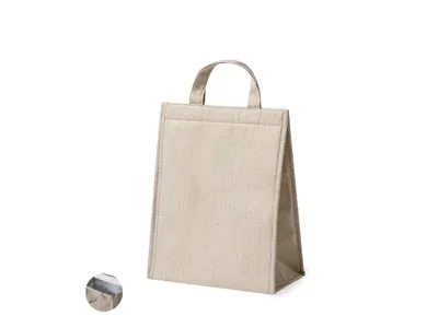 Bolsa nevera de poliéster 6 l con velcro personalizable
