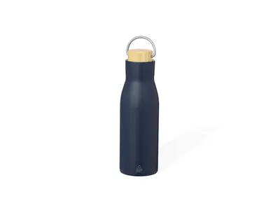Botella térmica de acero reciclado Prismix 500 ml bambú personalizable