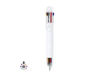 Bolígrafo 8 colores de tinta personalizable