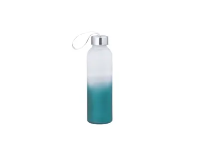 Bidón de cristal y acero Nortalik 500 ml diseño degradado personalizable