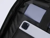 Mochila de polipiel Tidol urbana doble cierre 15 pulgadas de poliéster 600D/ PU, detalle 3