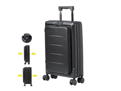 Trolley plegable de ABS Dopkin extensible 15 pulgadas personalizable