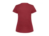 Camiseta de algodón reciclado RPET Bandul 150 g mujer de 60% algodón reciclado single jersey/ 40%, vista lateral