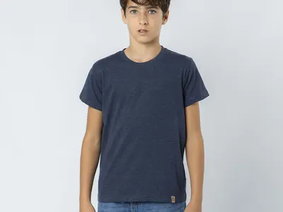 Camiseta de algodón reciclado RPET Bandul 150 g niño personalizable