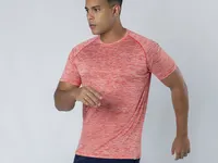 Camiseta técnica de RPET Kassar space dye 135 g de poliéster RPET 135 g/ m2, vista frontal