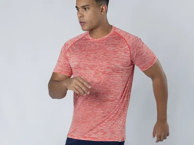 Camiseta técnica de RPET Kassar space dye 135 g personalizable