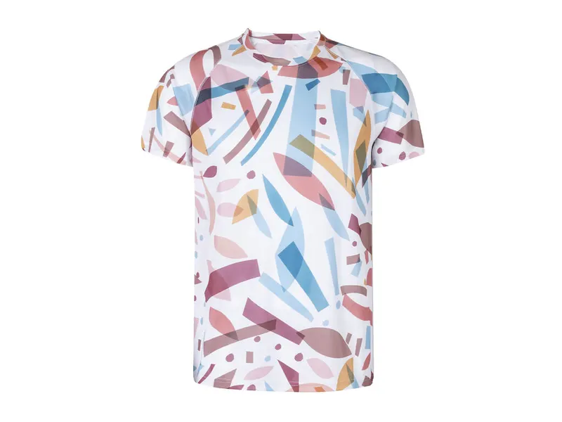 Camiseta técnica estampada Baraky 135 g en s/c de poliéster 135 g/ m2, vista frontal