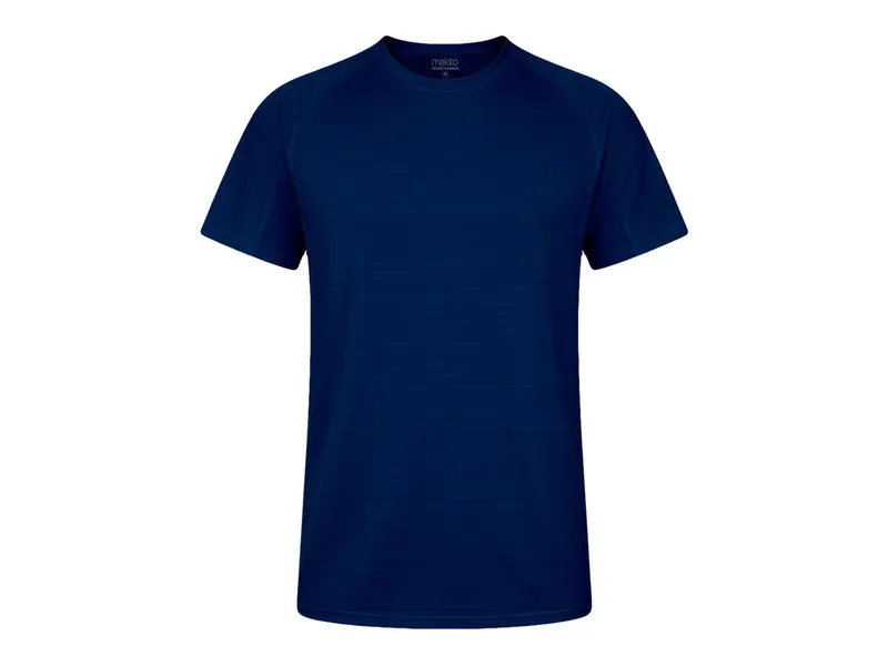 Camiseta técnica rayas microperforada Kannur 135 g en marino de poliéster 135 g/ m2, vista frontal