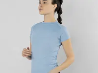 Camiseta técnica bandas de malla Sappor 135 g mujer de poliéster 135 g/ m2, vista frontal