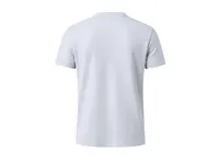 Camiseta de algodón Seiyo 160 g tubular en blanco de 100% algodón ring spun, single jersey 160 g/, vista lateral