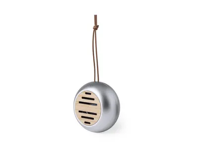 Altavoz Bluetooth aluminio reciclado y cordón personalizable