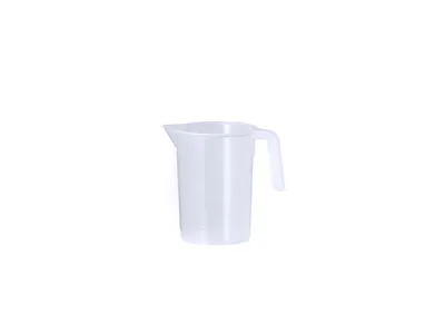 Jarra medidora PP 500 ml con vertedor personalizable