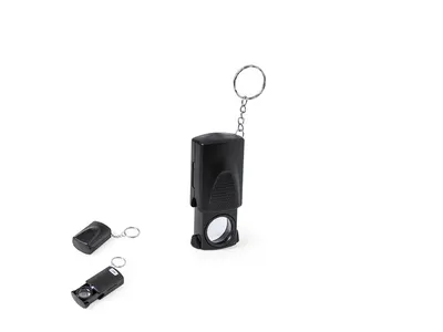 Llavero lupa Kondes 20 aumentos con luz LED personalizable