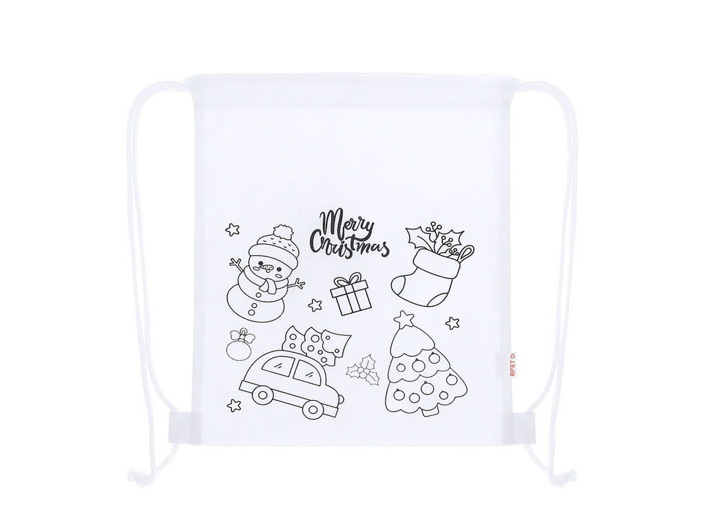 Mochila infantil Taky en color blanco
