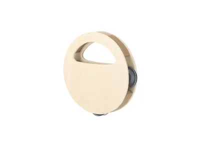 Pandereta de madera Andex con platillos metálicos personalizable